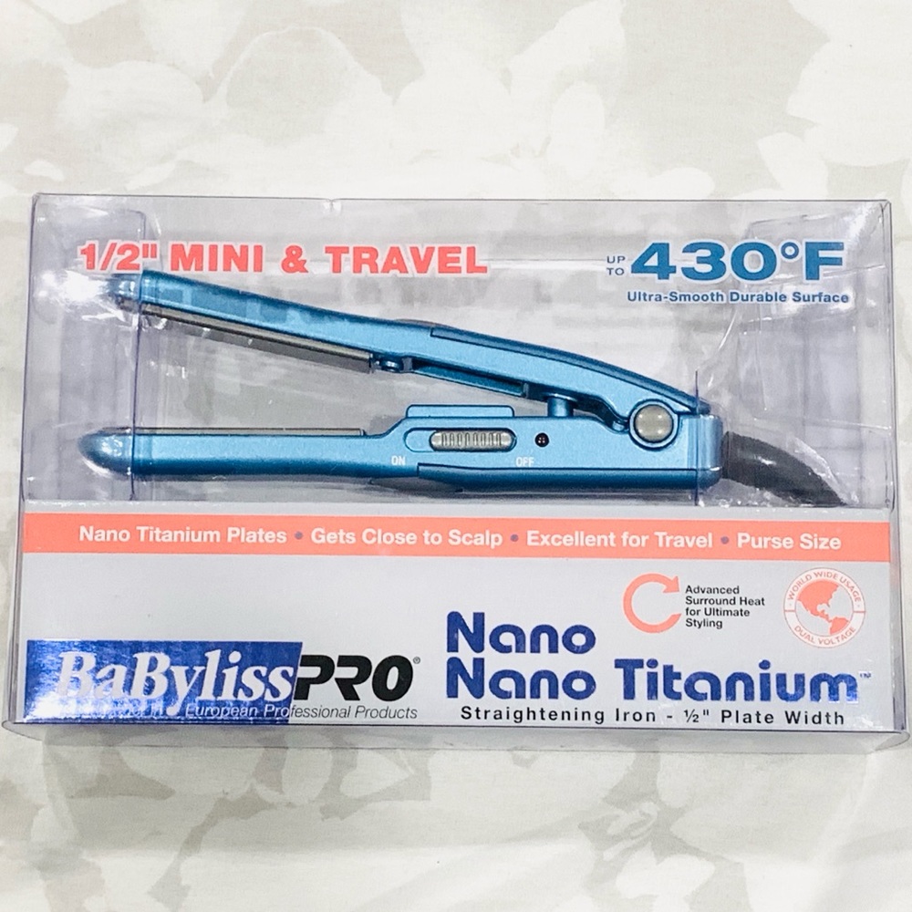 NEW BaBylissPRO Mini Travel Flat Iron 💛